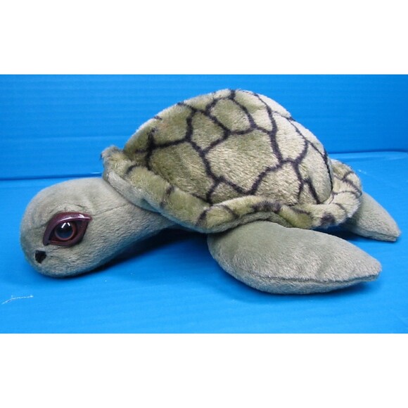 Sea World Busch Gardens 11" Green Sea Turtle Plush Stuffed Animal - Picture 1 of 7